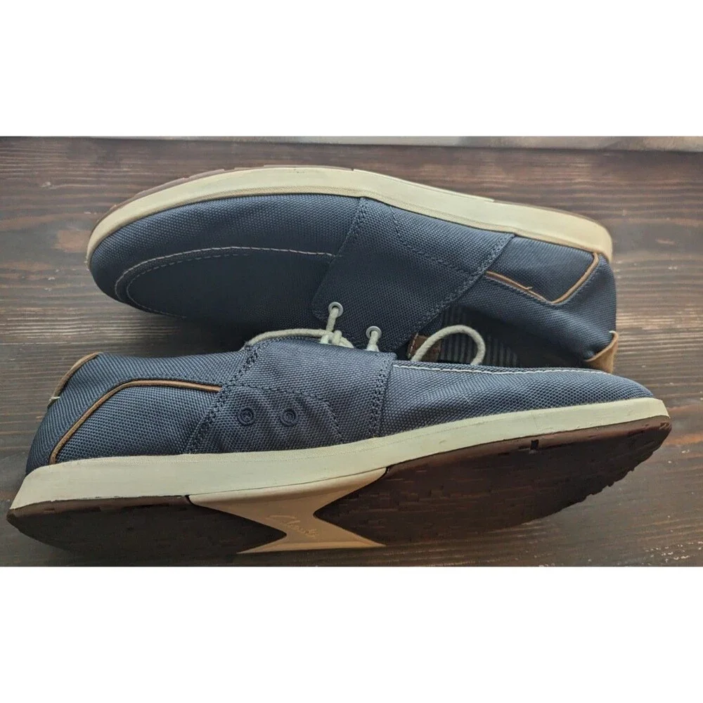 Clarks Men's Deck Boat Shoes Sz 12 Blue Casual 13291 Nice!